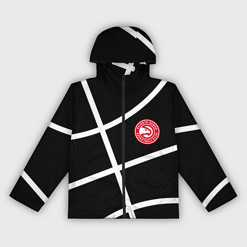 Женская ветровка Atlanta Hawks NBA / 3D-Черный – фото 1