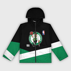 Ветровка с капюшоном женская Бостон Селтикс НБА, цвет: 3D-черный
