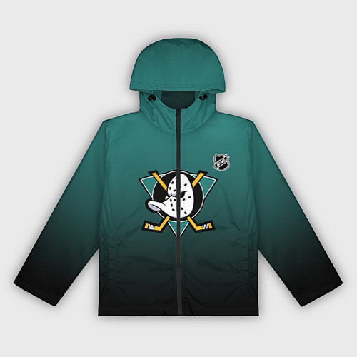 Женская ветровка Анахайм Дакс - зеленый градиент / 3D-Черный – фото 1