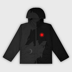 Ветровка с капюшоном женская Хати и Сколь, цвет: 3D-черный