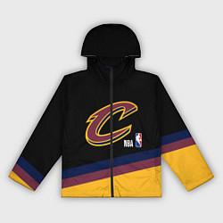Ветровка с капюшоном женская Cleveland Cavaliers NBA basketball, цвет: 3D-черный