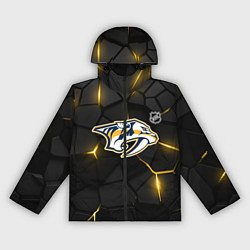 Ветровка с капюшоном женская Нэшвилл Предаторз - НХЛ хоккей, цвет: 3D-черный