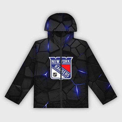 Женская ветровка Нью Йорк Рейнджерс - НХЛ хоккей / 3D-Черный – фото 1