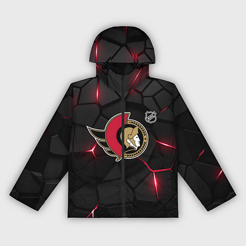 Женская ветровка Оттава Сенаторз - НХЛ хоккей / 3D-Черный – фото 1