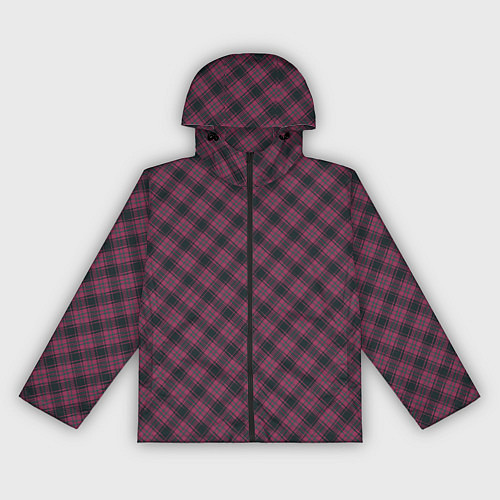 Женская ветровка Tartan / 3D-Черный – фото 1