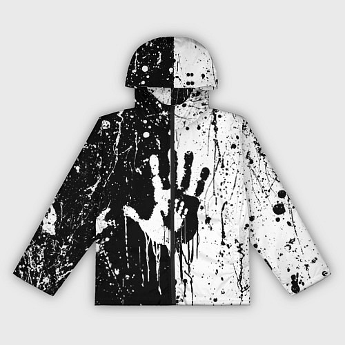 Женская ветровка Антиматерия подтеки / 3D-Черный – фото 1