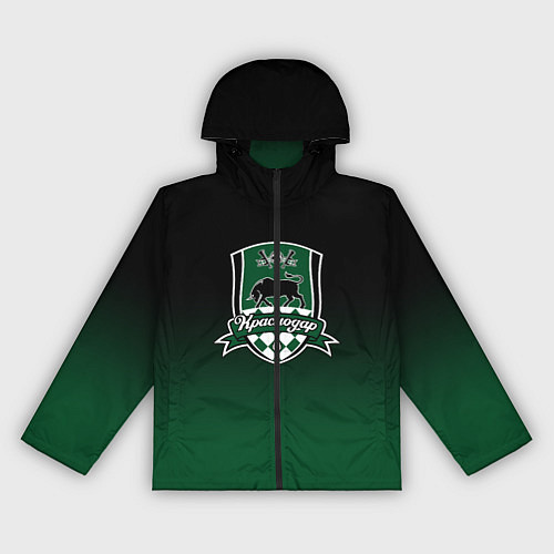 Женская ветровка ФК Краснодар - градиент / 3D-Черный – фото 1