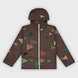 Ветровка с капюшоном женская Осень палитра глубокий лес, цвет: 3D-белый