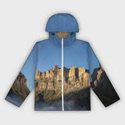 Ветровка с капюшоном женская Гора Метиген, цвет: 3D-белый