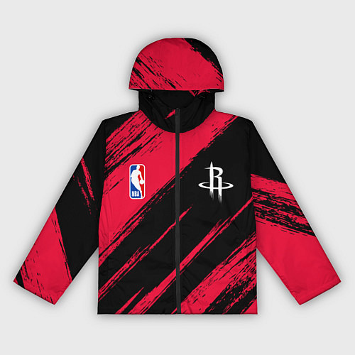 Женская ветровка Хьюстон Рокетс - цвета команды / 3D-Черный – фото 1