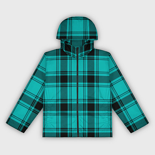 Женская ветровка Checkered blue / 3D-Черный – фото 1