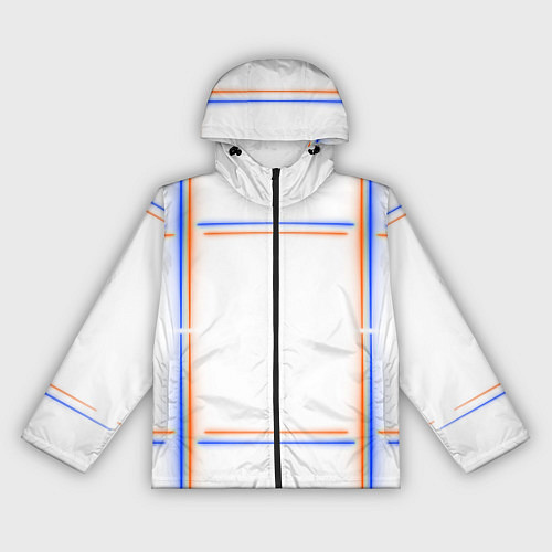 Женская ветровка Neon white orange blue / 3D-Черный – фото 1