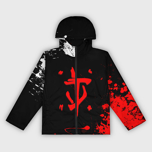 Женская ветровка Doom краски всплеск / 3D-Черный – фото 1