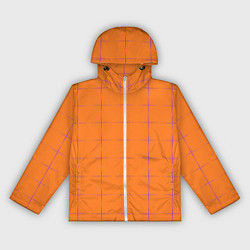 Ветровка с капюшоном женская Color orange stripe, цвет: 3D-белый