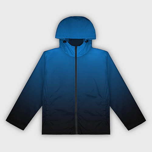 Женская ветровка Blue gradient / 3D-Черный – фото 1