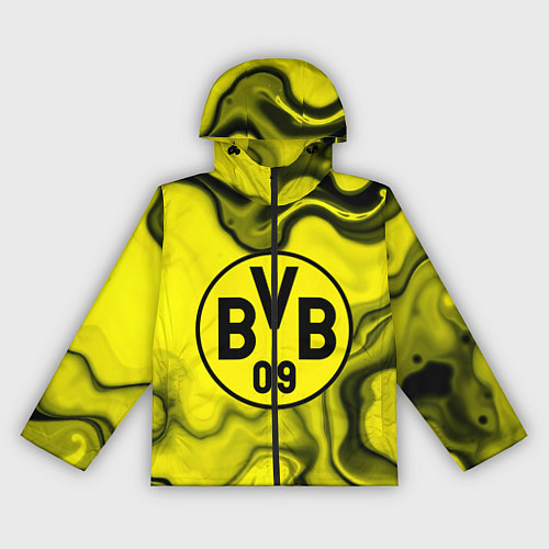 Женская ветровка Фк Боруссия Дортмунд / 3D-Черный – фото 1