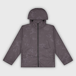 Ветровка с капюшоном женская Коричневый с текстурой, цвет: 3D-черный