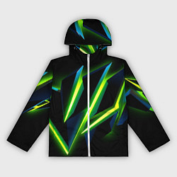 Женская ветровка Geometric neon