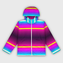 Ветровка с капюшоном женская Color neon, цвет: 3D-белый