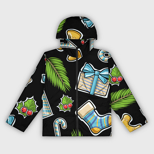 Женская ветровка Christmas soul / 3D-Черный – фото 1