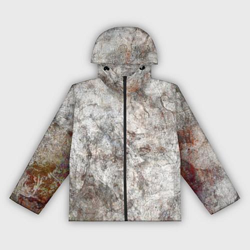 Женская ветровка Абстракция - gray limestone / 3D-Черный – фото 1
