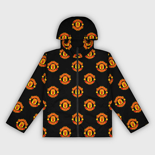 Женская ветровка Manchester United Pattern / 3D-Черный – фото 1