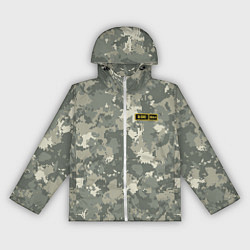 Ветровка с капюшоном женская B III +, цвет: 3D-белый