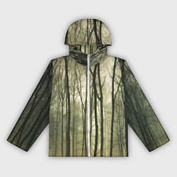 Ветровка с капюшоном женская Чарующий лес, цвет: 3D-белый