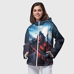 Ветровка с капюшоном женская Axe, цвет: 3D-белый — фото 2